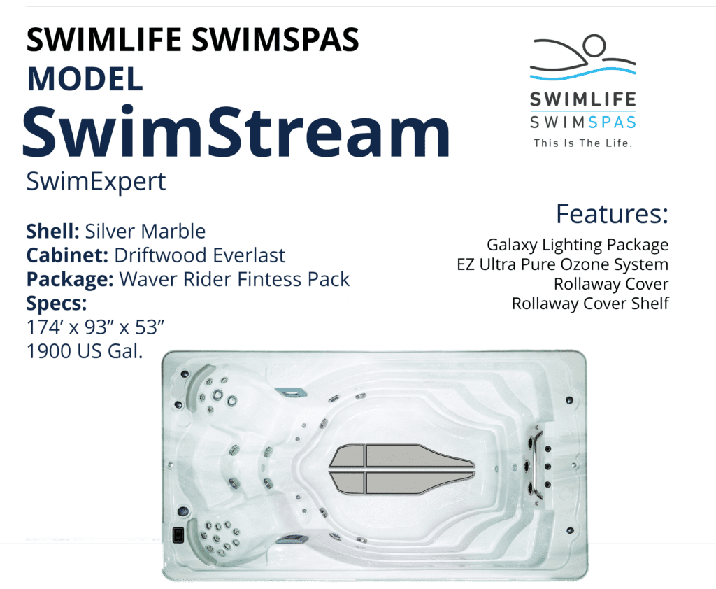 SwimLife SwimSpas - Model SwimStream SwimExpert - Available Now