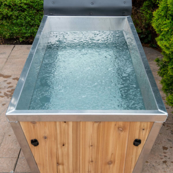 Leisurecraft - The Polar Plunge Tub - Filled with Water